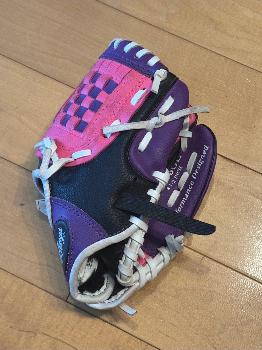 Kids Pink & Purple Baseball Glove - Youth
